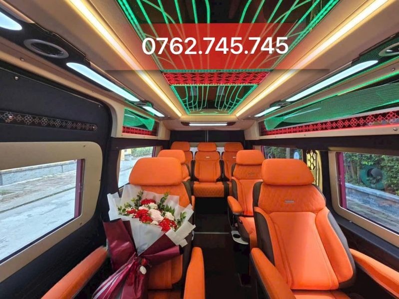 Xe Thanh Binh 7 Car Nội thất Tiện ích Ghế ngồi Limousine 9 chỗ