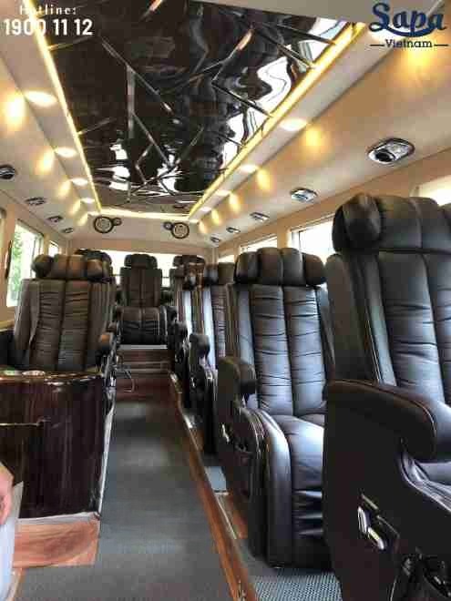 Xe Luxury Van Limousine Nội thất Limousine 13 chỗ 