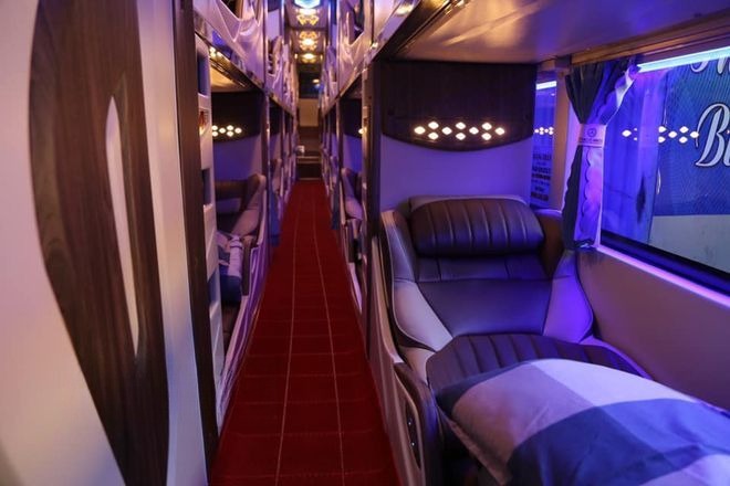 Xe Xe Đăng Nhân Giường nằm Tiện ích Nội thất Limousine giường nằm 34 chỗ