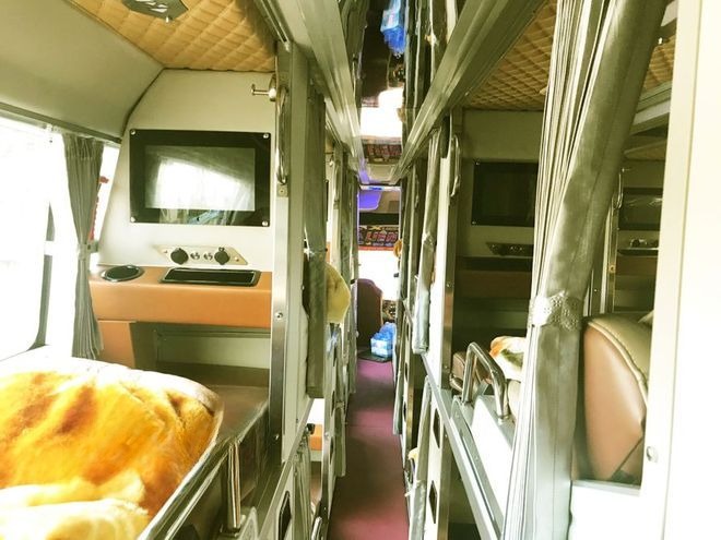 Xe Liên Thanh (Mộc Châu) Tiện ích Limousine giường nằm 34 chỗ