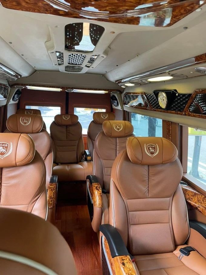 Xe Quốc Việt Limousine Nội thất Limousine 9 chỗ