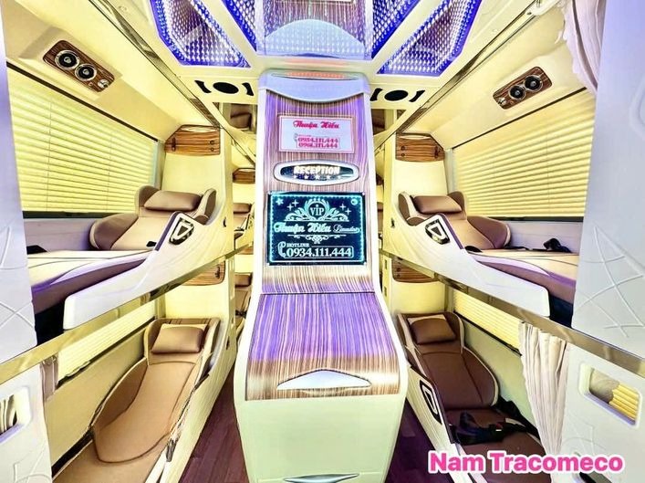 Xe Thuận Hiếu Giường nằm Tiện ích Nội thất Limousine 34 phòng