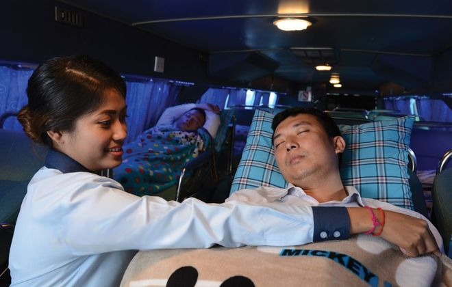 Xe Lovabus Nội thất Giường nằm Ghế Ngồi 41 Chỗ