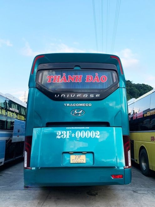 Xe Thành Đào Mặt sau xe Giường nằm 40 chỗ