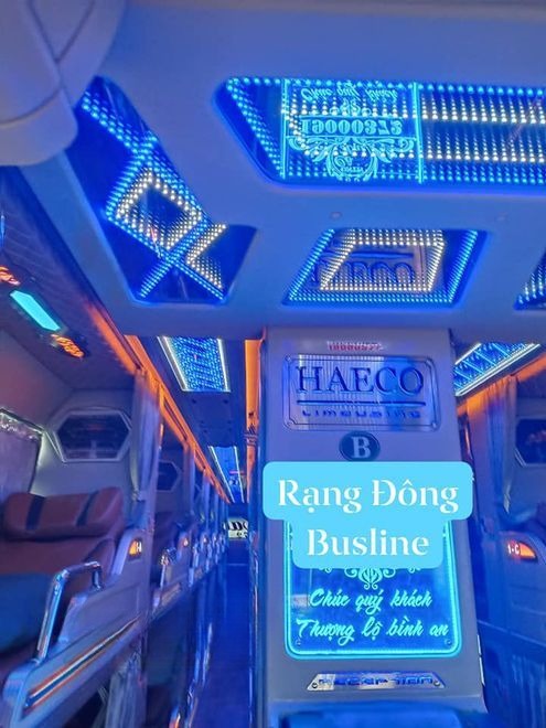 Xe Rạng Đông Buslines Nội thất Limousine giường nằm 34 chỗ