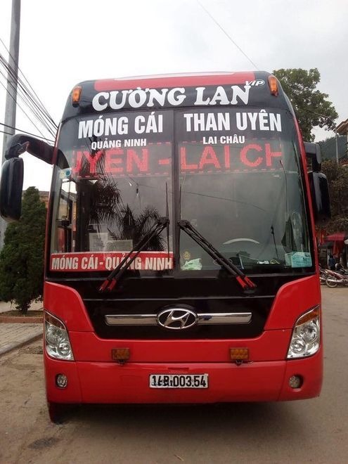 Xe Cường Lan Mặt trước xe Giường nằm 38 chỗ