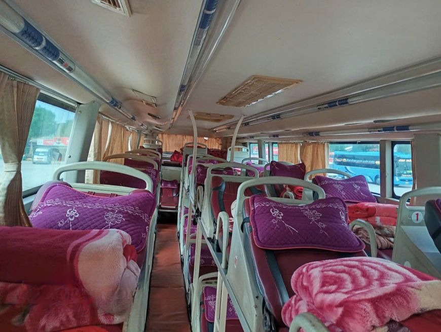 Xe Thanh Phong (Cao Bằng) Giường nằm Nội thất Tiện ích Giường 36 chỗ