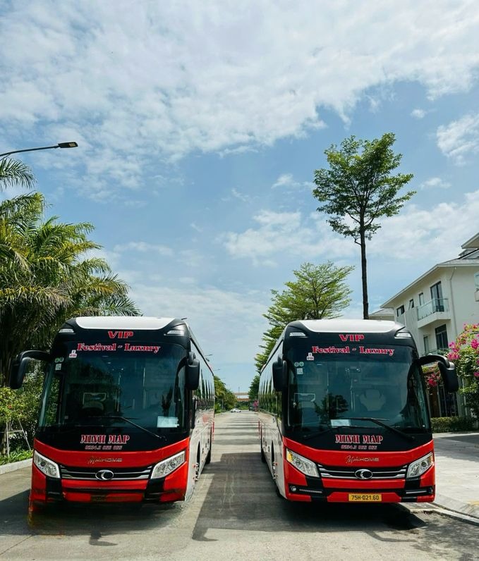 Xe Minh Mập Mặt trước xe Giường nằm 22 phòng