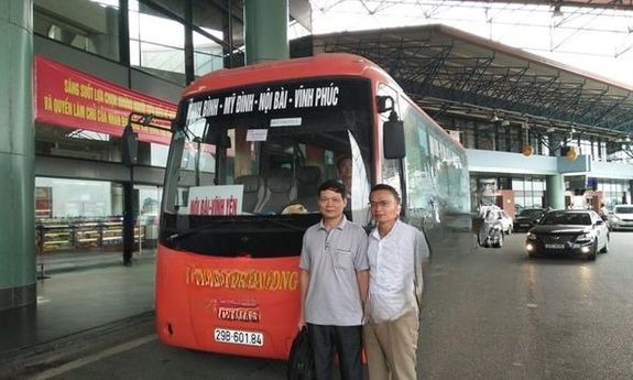Xe Thiên Trường (Vĩnh Yên) Mặt trước xe Ghế ngồi 29 chỗ