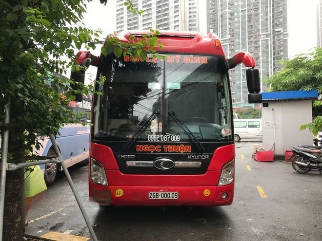 Xe Ngọc Thuận  Mặt trước xe Giường nằm 42 chỗ