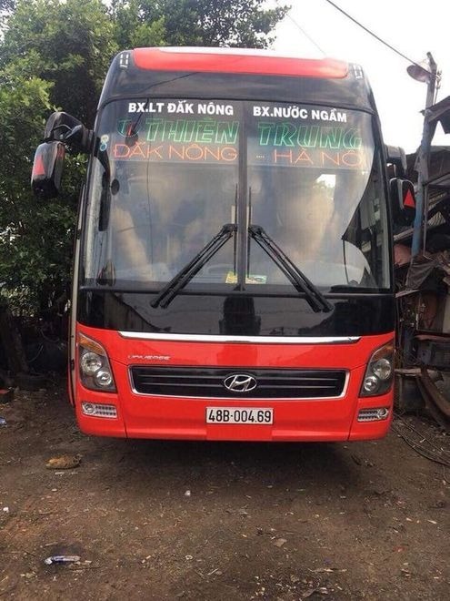 Xe Thiên Trung Mặt trước xe 