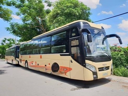 Xe Hưng Long Bên hông xe Mặt trước xe Limousine 22 Giường VIP (Có WC)