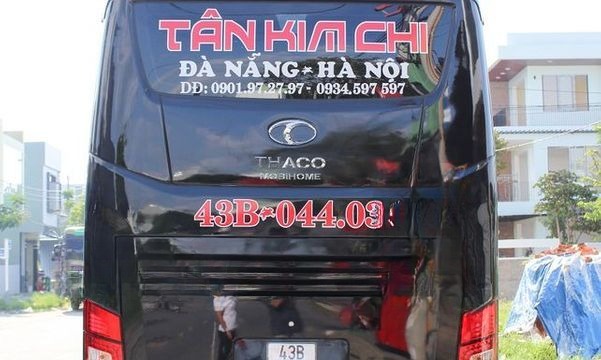 Xe Tân Kim Chi Mặt sau xe Giường nằm 44 chỗ
