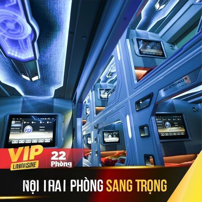 Xe Trọng Minh Tiện ích Nội thất Limousine 21 phòng đơn (có Toilet)