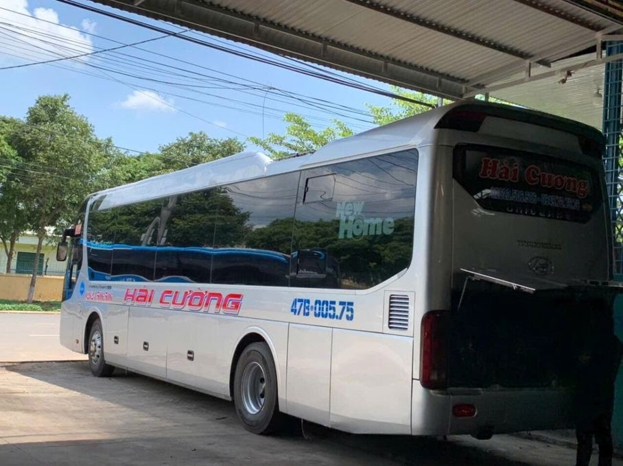 Xe Hải Cường Mặt sau xe Bên hông xe Giường nằm Giường nằm 40 chỗ