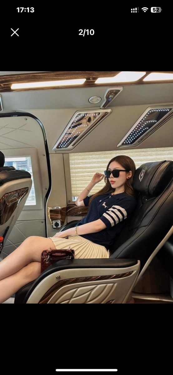 Xe Hương Khuê Ghế ngồi Nội thất Limousine 12 chỗ
