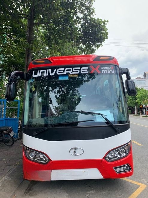 Xe Minh Quốc Mặt trước xe Ghế ngồi 28 chỗ