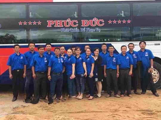 Xe Phúc Đức Bên hông xe Giường nằm 40 chỗ