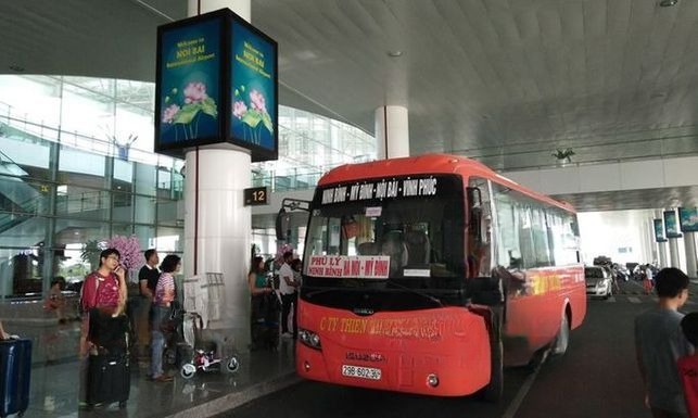 Xe Thiên Trường (Vĩnh Yên) Mặt trước xe Ghế ngồi 29 chỗ