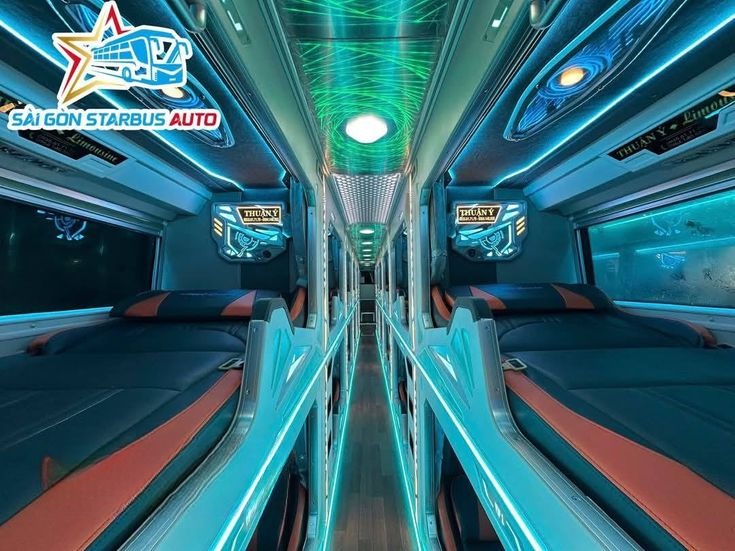 Xe Lovabus Giường nằm Tiện ích Nội thất Giường nằm 40 chỗ