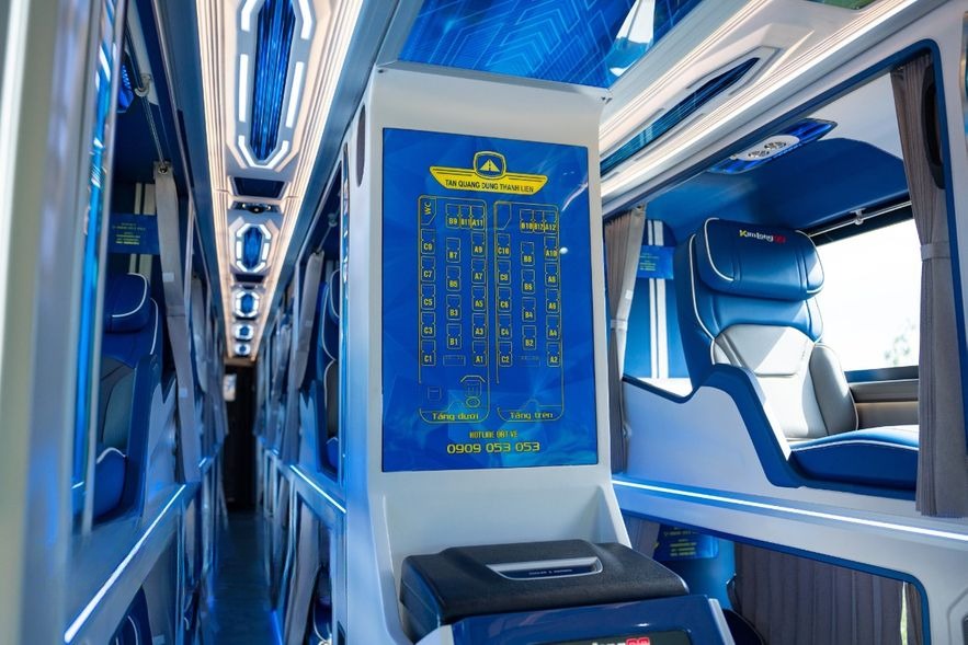 Xe Thành Liên Buslines Tiện ích Nội thất Giường nằm Limousine 32 phòng