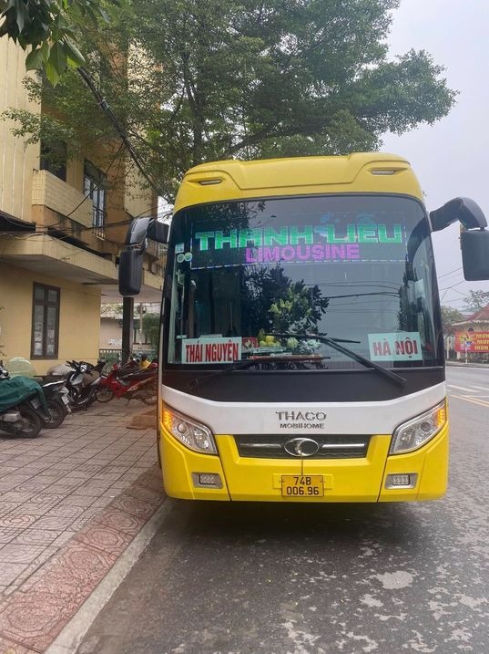 Xe Thanh Liễu Mặt trước xe Limousine 32 giường VIP