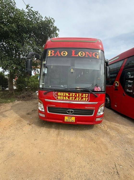 Xe Bảo Long (Hương Khê) Mặt trước xe Giường nằm 46 chỗ