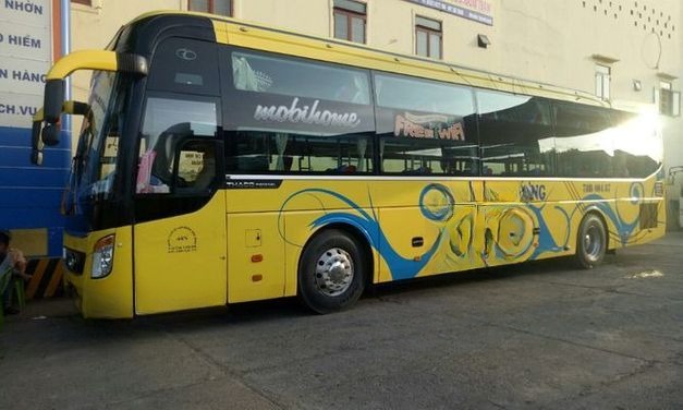 Xe Bình Phương Bên hông xe Limousine giường nằm 36 chỗ
