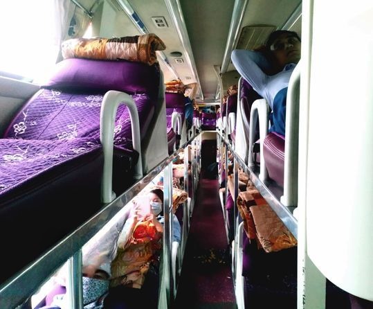 Xe Mận Tịnh Giường nằm Tiện ích Giường nằm 44 chỗ
