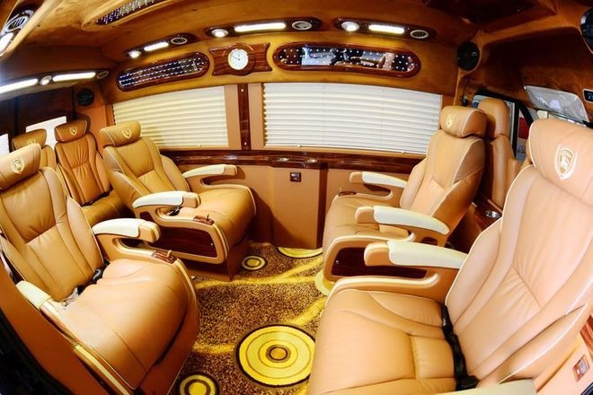 Xe Giáp Diệp (Bảo Lộc) Ghế ngồi Nội thất Tiện ích Limousine 9 chỗ