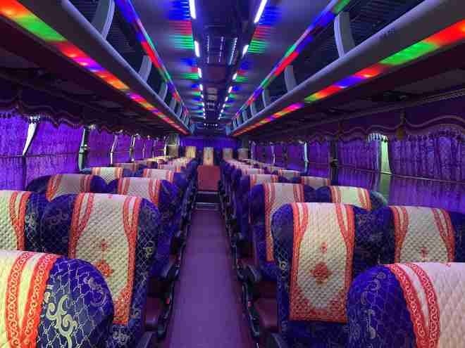 Xe Thái Dương (Sài Gòn) Nội thất Ghế ngồi 45 chỗ