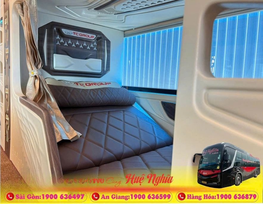 Xe Huệ Nghĩa Nội thất Giường nằm Limousine 24 Phòng