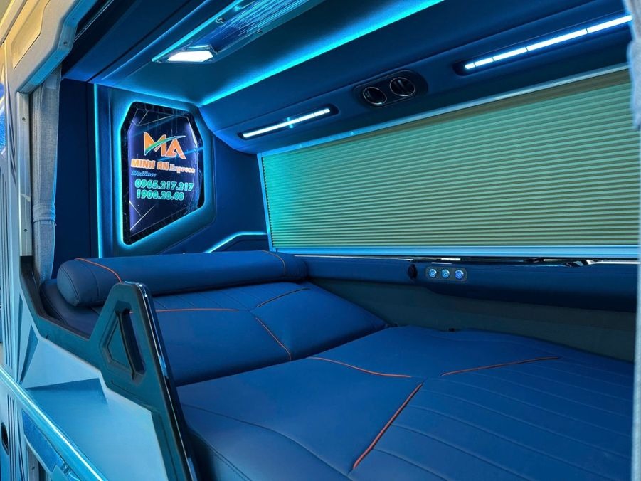 Xe Minh An Express Giường nằm Tiện ích Nội thất Limousine 24 phòng