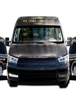 Xe VIP Hà Tùng Mặt trước xe Limousine 9 chỗ
