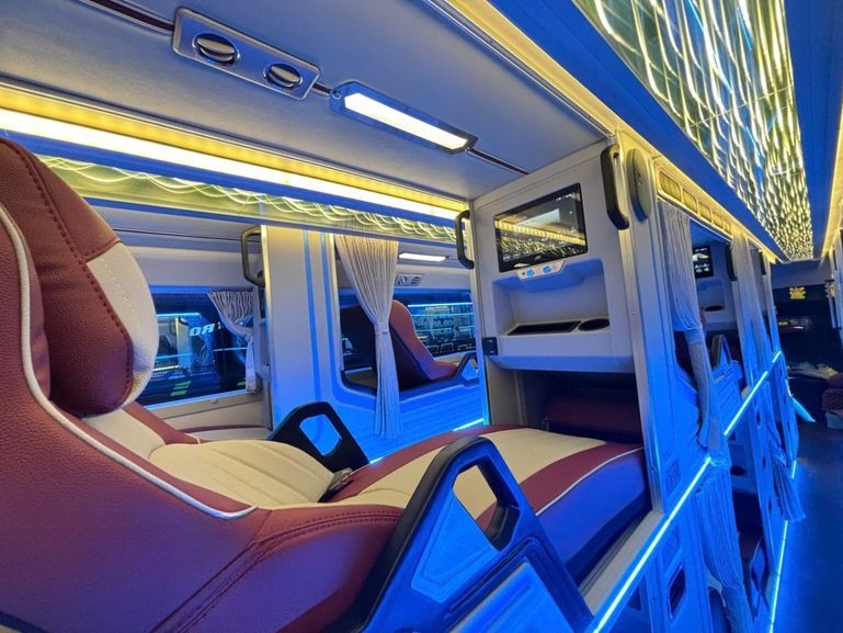 Xe Lovabus Giường nằm Tiện ích Nội thất Giường 34 chỗ