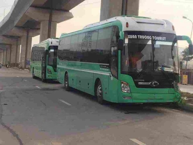 Xe Xuân Trường (Quảng Ninh) Mặt trước xe Ghế ngồi 46 chỗ