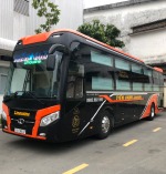 Xe Lovabus Mặt trước xe Bên hông xe Giường nằm VIP Limousine