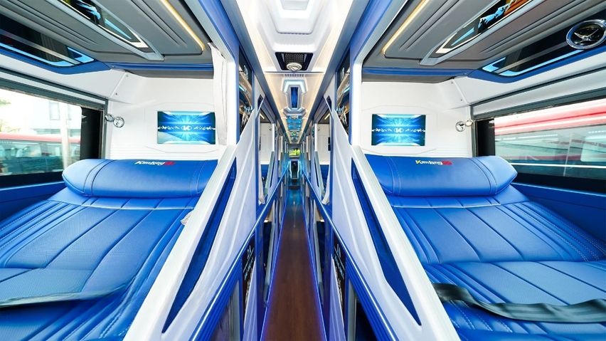 Xe Thành Liên Buslines Giường nằm Tiện ích Nội thất Limousine 22 Phòng Đôi G (WC)