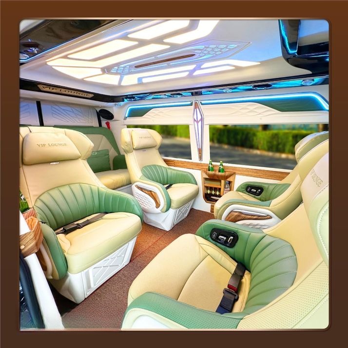 Xe Hồng Vinh Limousine Ghế ngồi Tiện ích Limousine 9 chỗ