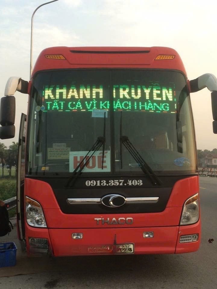 Xe Khánh Truyền (Hà Tĩnh) Mặt trước xe 