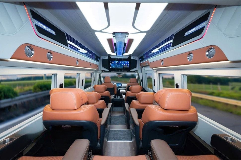 Xe Phan Travel Ghế ngồi Nội thất Limousine 11 chỗ 