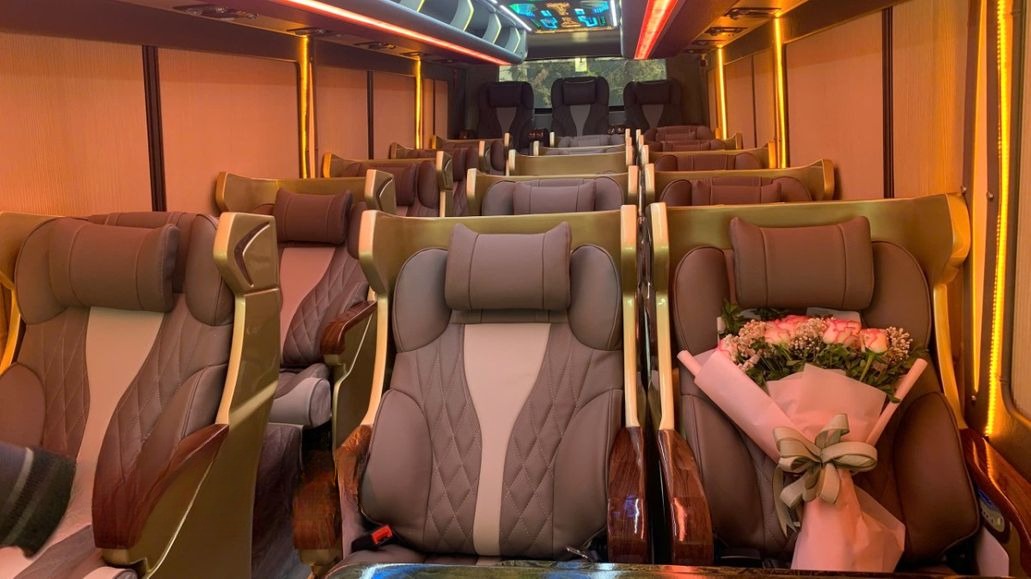 Xe Đan Anh Ghế ngồi Nội thất Ghế ngồi 18 chỗ