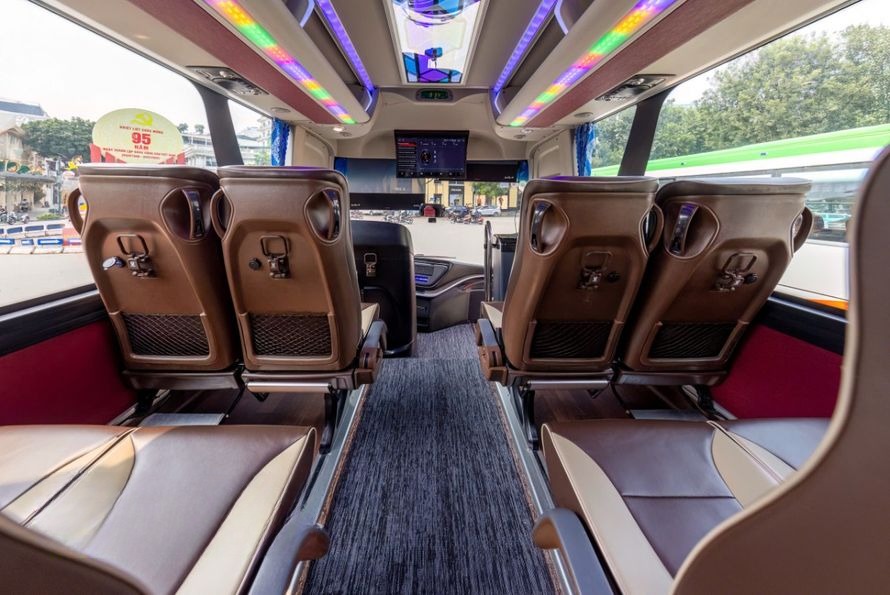 Xe Cát Bà Luxury Ghế ngồi Nội thất Xe 45 chỗ