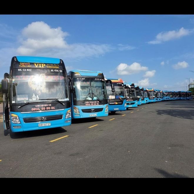 Xe Tuấn Hiệp Mặt trước xe Giường nằm 40 chỗ
