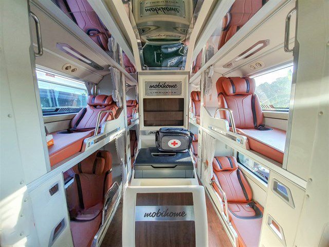 Xe Hiệp Giang  Nội thất Limousine giường nằm 34 chỗ