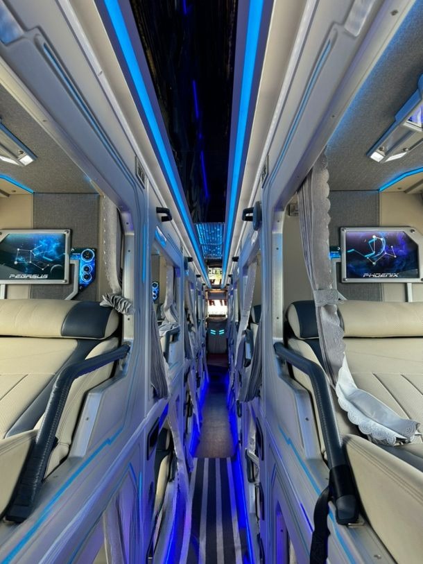 Xe Thanh Nhã Giường nằm Nội thất Tiện ích Limousine 24 Phòng