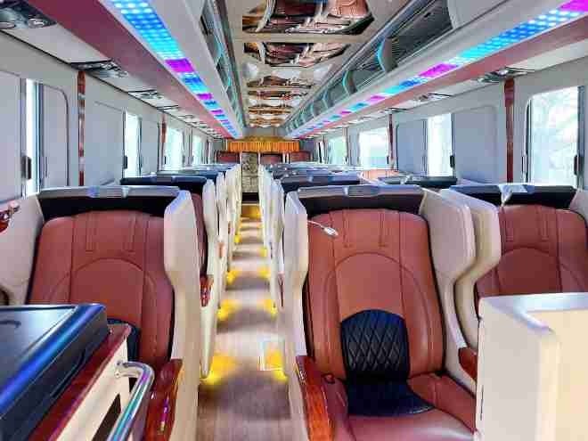 Xe Hải Phòng Travel Tiện ích Nội thất Ghế ngồi Limousine 24 chỗ