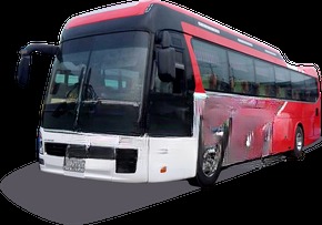 Xe Good morning Cát Bà Mặt trước xe Ghế ngồi 26 chỗ (mới)