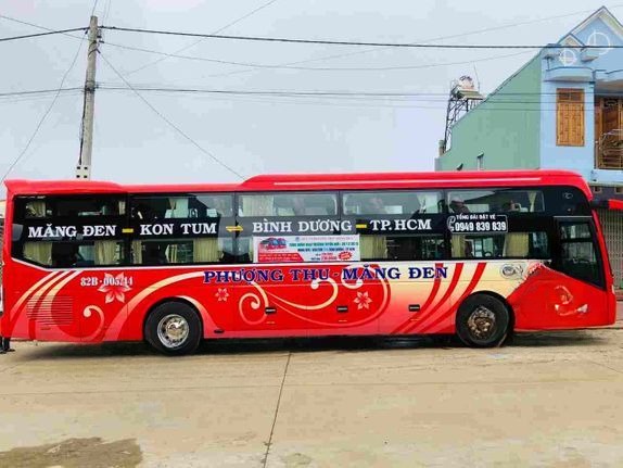 Xe Phượng Thu Bên hông xe Giường nằm 40 chỗ mới