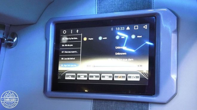 Xe Thái Sơn Tiện ích Nội thất Limousine 22 phòng 